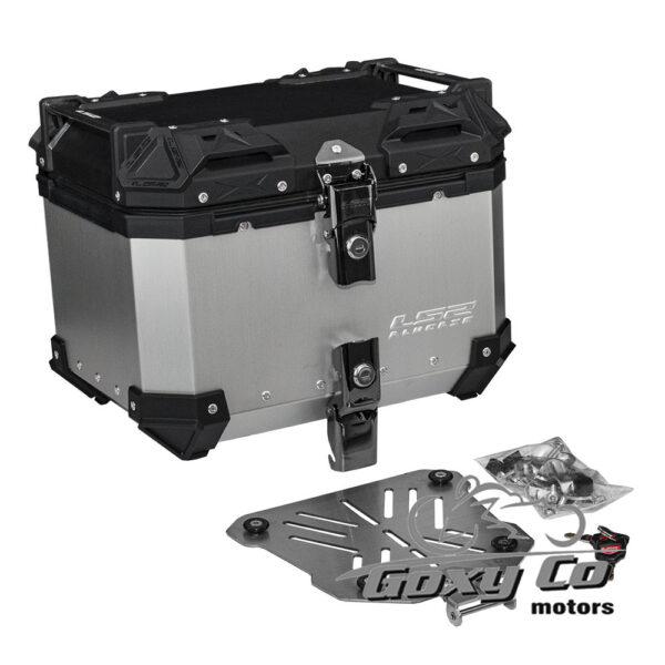 kofer 35 siva2 Alu kofer LS2 45l Niklovani