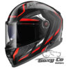 Kaciga LS2 VECTOR II ALIZER crno crvena