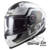 Kaciga LS2 VECTOR II METRIC belo titanium